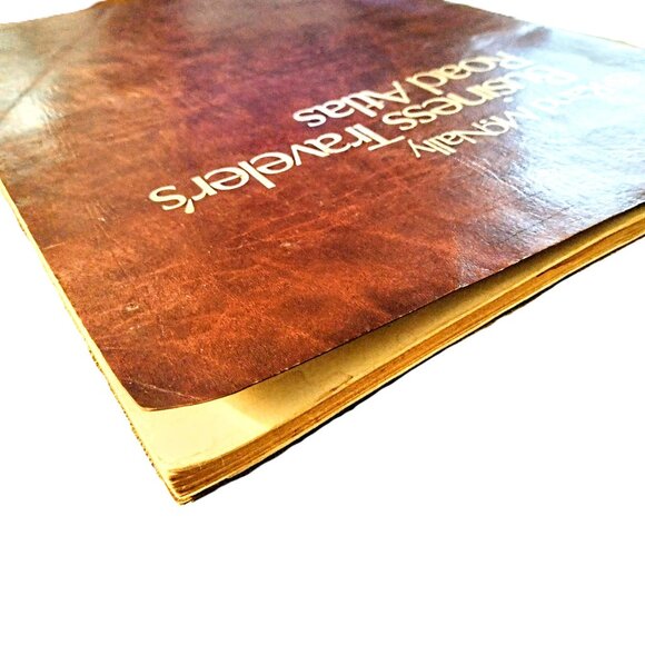 Rand McNally Business Traveler's ROAD ATLAS ~ Leatherette Cover ~ VINTAGE 1988! - Picture 7 of 11